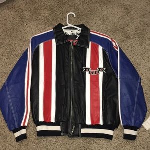 Michael Hoban men’s leather soccer jacket